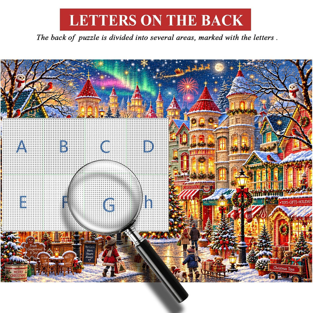 Aurora Holiday Village Jigsaw Puzzle 1000 Pieces