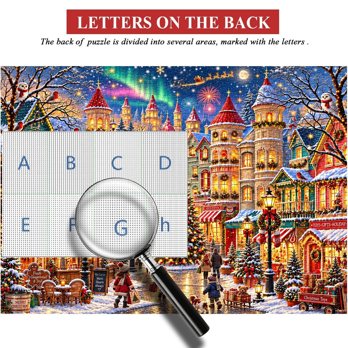 Aurora Holiday Village Jigsaw Puzzle 1000 Pieces