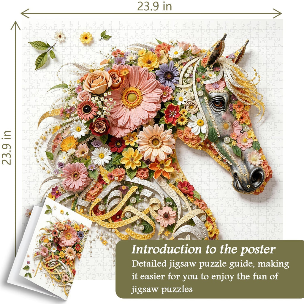 Blossom Steed Jigsaw Puzzle 1000 Pieces