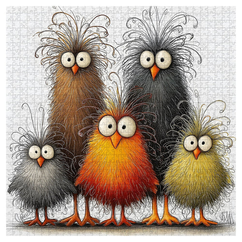Abstract Chicken Jigsaw Puzzle 1000 Pieces