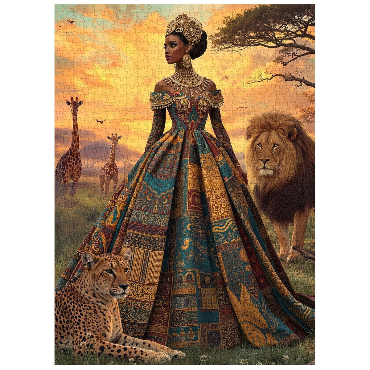 African Queen Jigsaw Puzzle 1000 Pieces