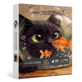 Cat and Goldfish Jigsaw Puzzle 1000 Pieces