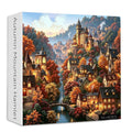 Autumn Mountain Hamlet  Jigsaw Puzzle 1000 Pieces