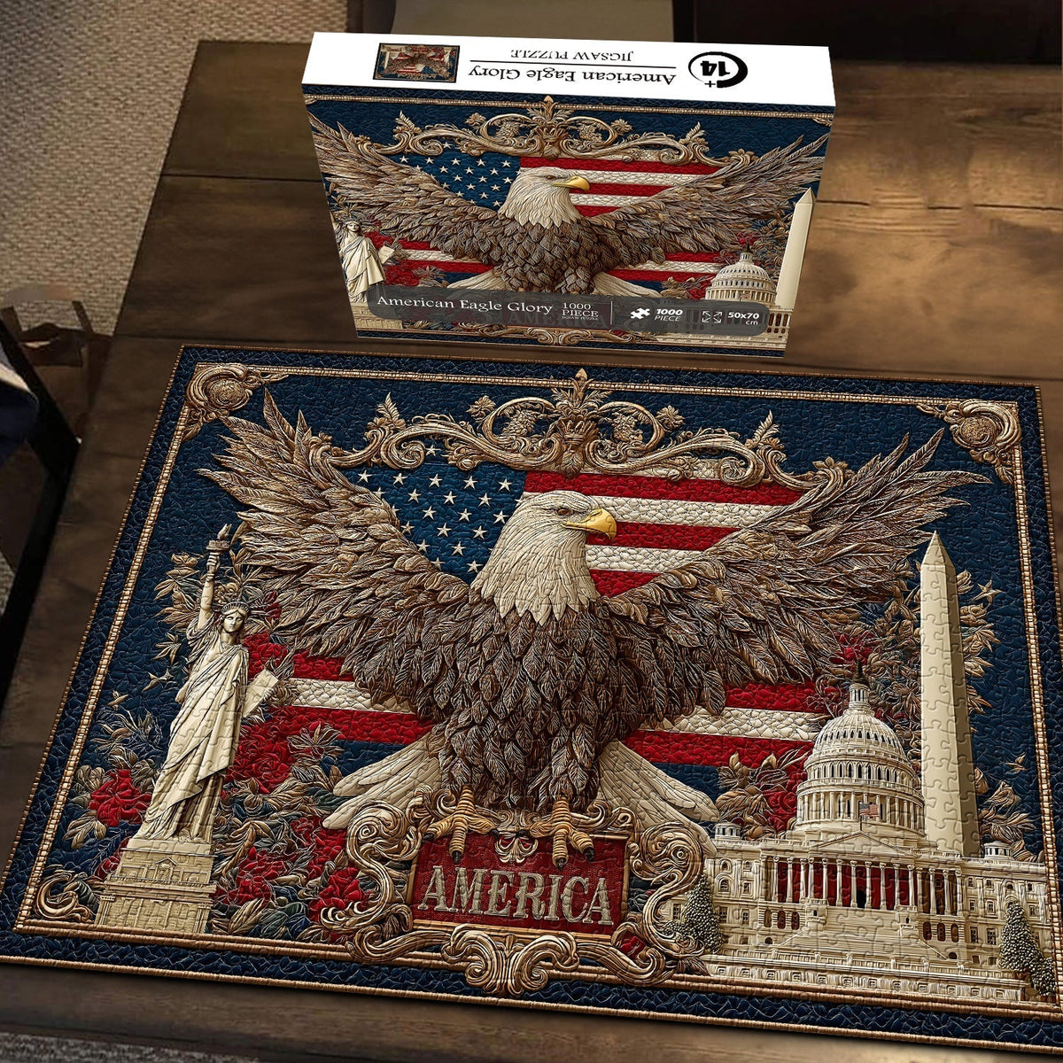 American Eagle Glory Jigsaw Puzzle 1000 Pieces