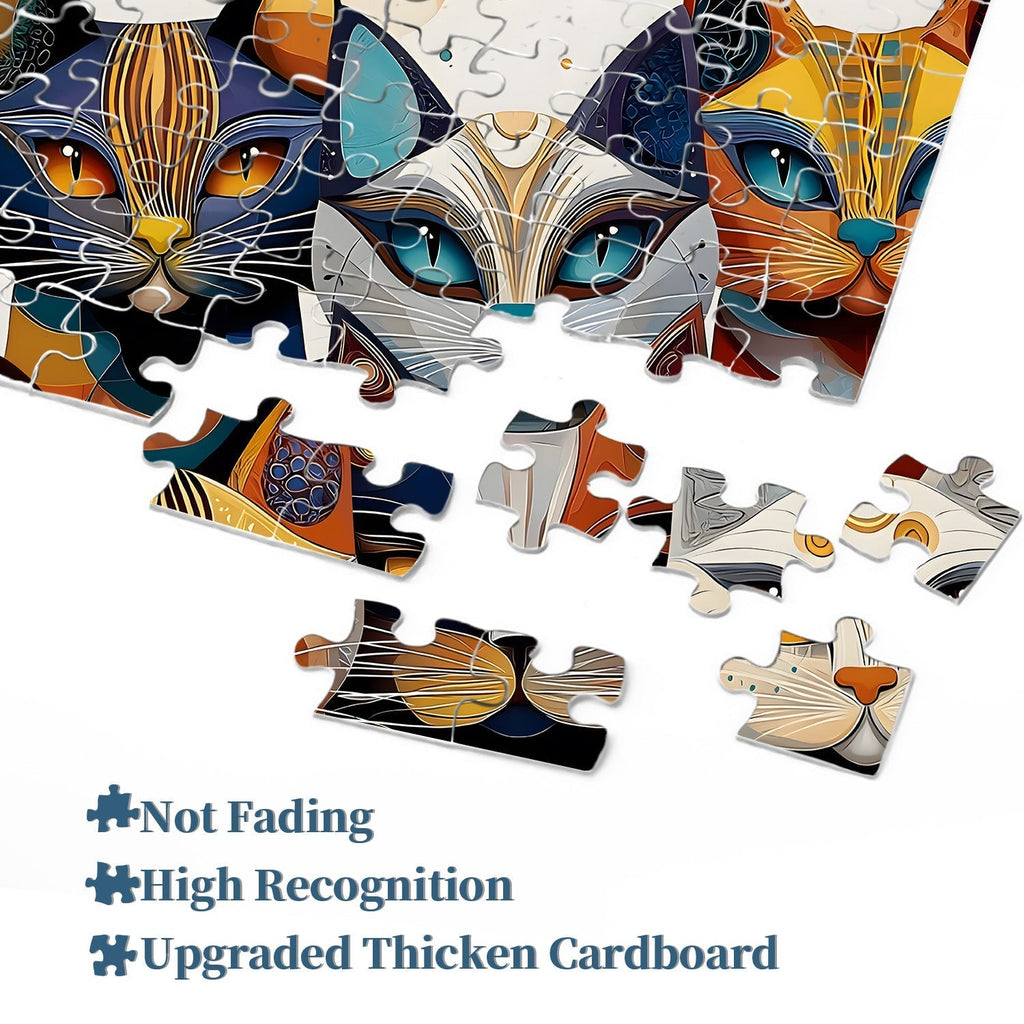 Abstract Cat Jigsaw Puzzle 1000 Pieces