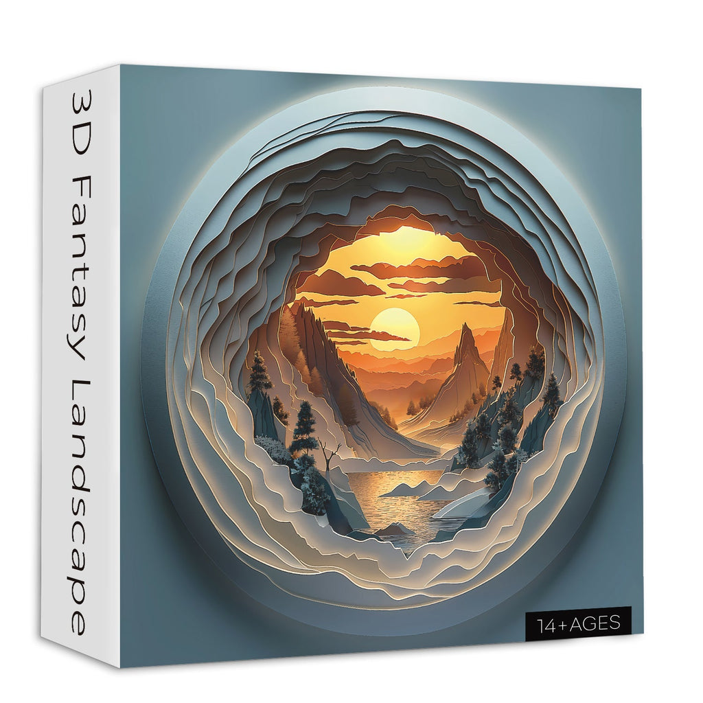 3D Fantasy Landscape Jigsaw Puzzle 1000 Pieces