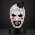 Black Cone Hat Horror Clown Silicone Mask