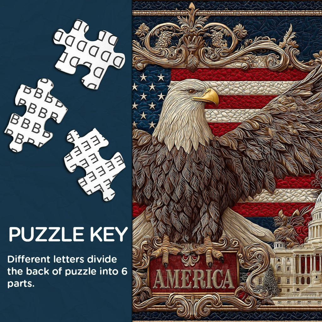 American Eagle Glory Jigsaw Puzzle 1000 Pieces
