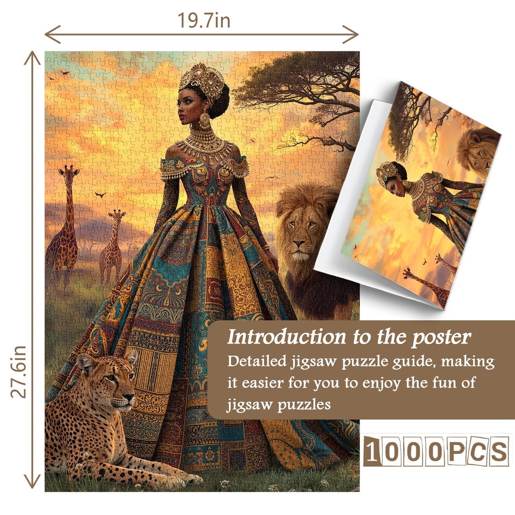 African Queen Jigsaw Puzzle 1000 Pieces