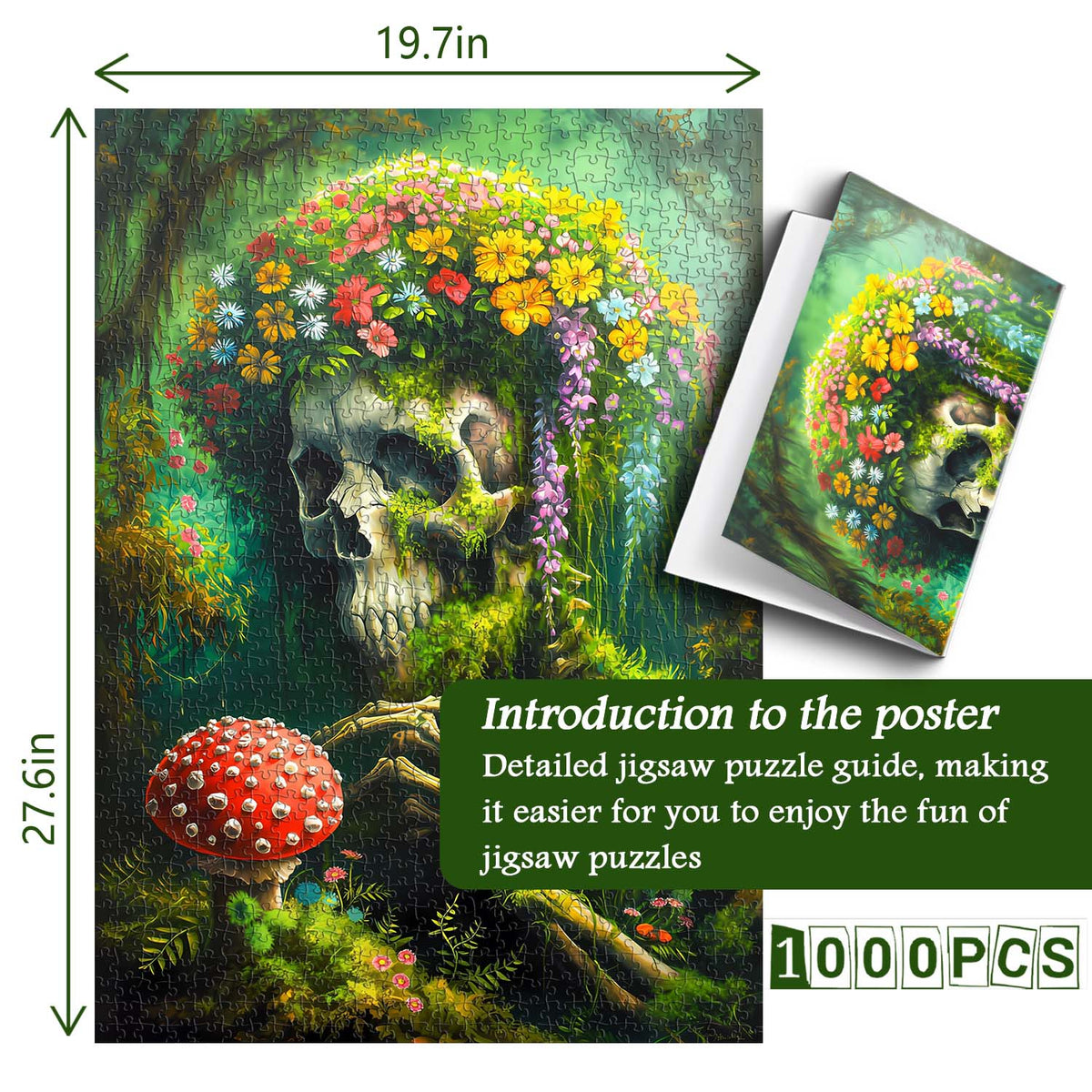 Blossoms from the Bones Jigsaw Puzzle 1000 Piece