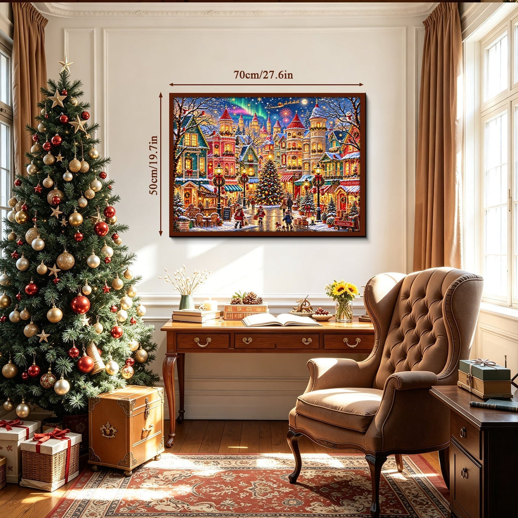 Aurora Holiday Village Jigsaw Puzzle 1000 Pieces