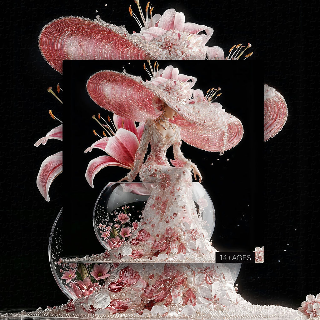 Blush Lily Jigsaw Puzzle 1000 Pieces