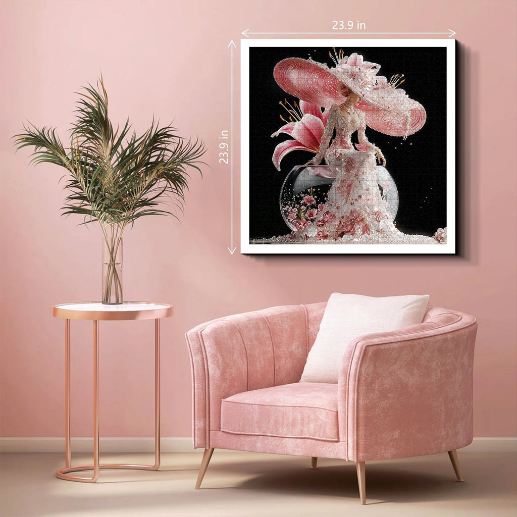 Blush Lily Jigsaw Puzzle 1000 Pieces