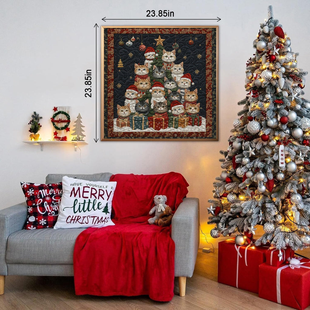 Cat Christmas Tree Jigsaw Puzzle 1000 Piece