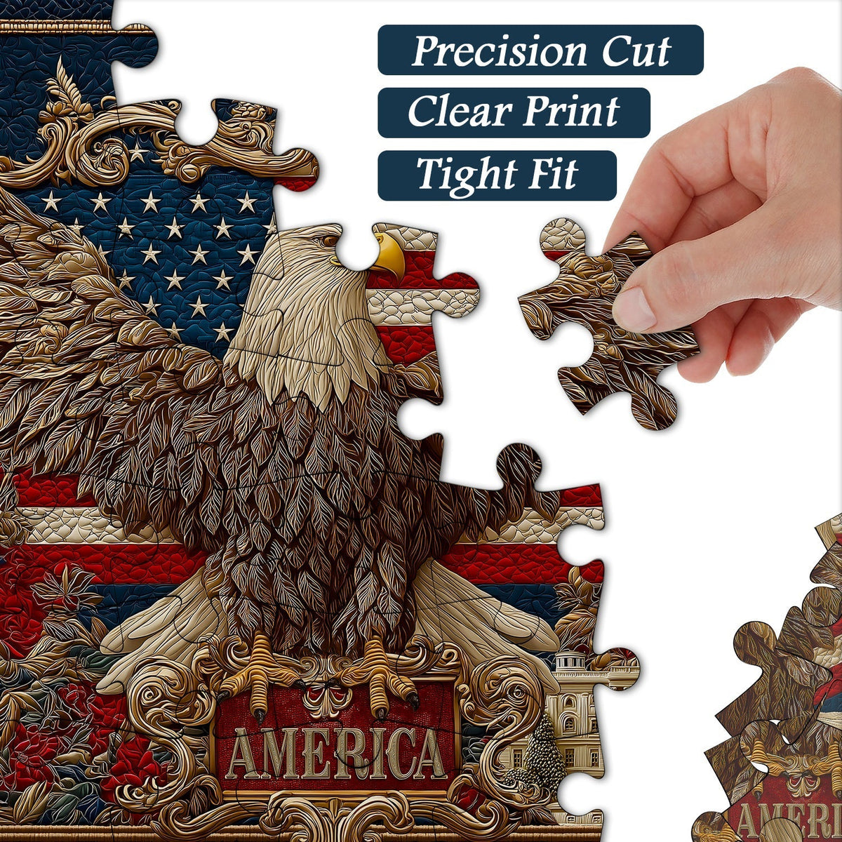 American Eagle Glory Jigsaw Puzzle 1000 Pieces